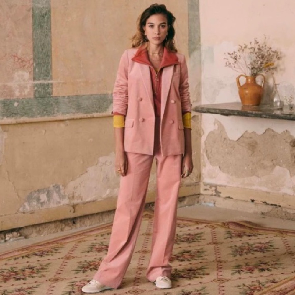 Sezane Martin trousers -blush